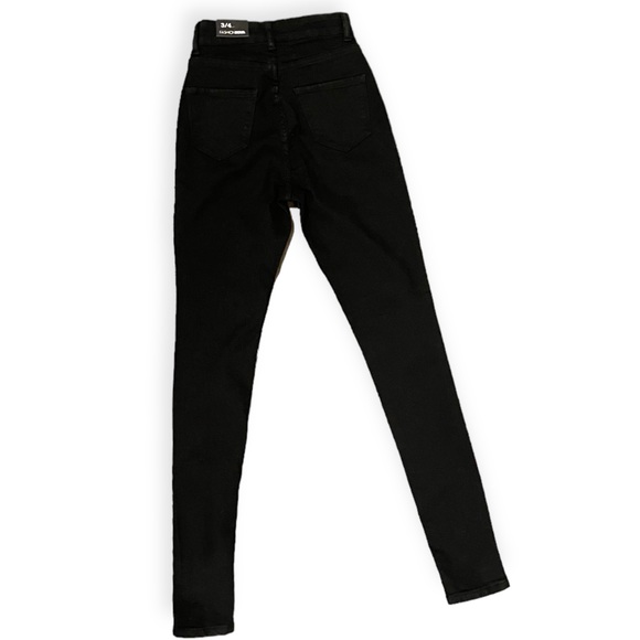 🆕🏷️ FASHION NOVA Caroline High-Rise medium stretch Black Skinny Jeans size 3/4 - Picture 5 of 6